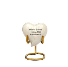 Load image into Gallery viewer, Large/Adult 200 Cubic Inches Baroque Pearl Brass Funeral Cremation Urn