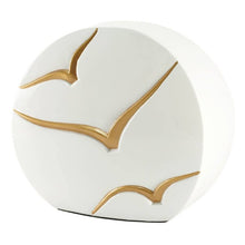 Load image into Gallery viewer, At Peace Memorials Windham Textured Guided Light White Cremation Urn