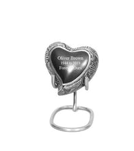 Load image into Gallery viewer, Large/Adult 200 Cubic Inches Apollo Grey Brass Funeral Cremation Urn