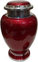 Load image into Gallery viewer, At Peace Memorials Hotep Red Adult Urn for Ashes