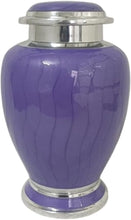 Load image into Gallery viewer, At Peace Memorials Hotep Purple Adult Urn for Ashes
