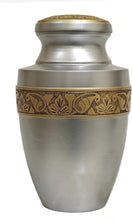 Load image into Gallery viewer, At Peace Memorials Tranquility Silver Keepsake Urn for Ashes