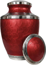 Load image into Gallery viewer, At Peace Memorials Cordoba Red Adult Urn for Ashes