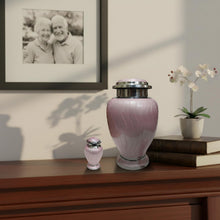 Load image into Gallery viewer, At Peace Memorials Hotep Pink Adult Urn for Ashes