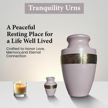 Load image into Gallery viewer, At Peace Memorials Tranquility Pink Urn for Ashes SET