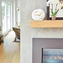 Load image into Gallery viewer, At Peace Memorials Windham Textured Guided Light White Cremation Urn