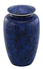 Load image into Gallery viewer, At Peace Memorials Classic Navy Cremation Urn for ashes 200 CI