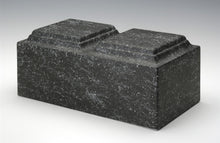 Load image into Gallery viewer, At Peace Memorials Cultured marble stone tone Companion Urn 420 Cubic Inches (Nocturne) TSA Approved