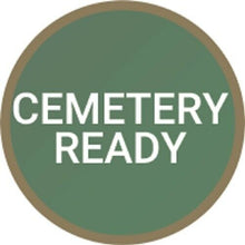 Load image into Gallery viewer, Carrera Gray Niche Cultured Marble Cremation Urn, 210 Cubic Inches, TSA Approved
