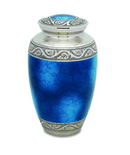 Load image into Gallery viewer, Companion 440 Cubic Inches 2 Adult Funeral Cremation Urns Set w/ Base For Ashes