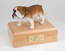 Load image into Gallery viewer, Bulldog Pet Funeral Cremation Urn Available in 3 Different Colors & 4 Sizes