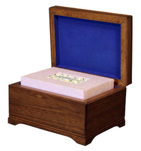 Load image into Gallery viewer, Floral Bouquet Insert for Mahogany Biodegradable Memory Chest Cremation Urn