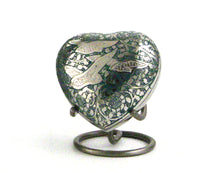 Load image into Gallery viewer, New,Solid Brass Going Home 6 Keepsake Set Cremation Urns, 5 Cubic Inches each