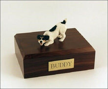Load image into Gallery viewer, Jack Russell Terrier Black Figurine Pet Cremation Urn Avail. 3 Colors & 4 Sizes