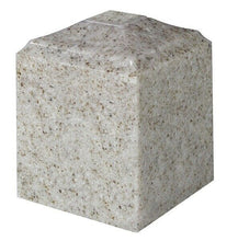 Load image into Gallery viewer, Small/Keepsake 45 Cubic Inch Sandstone Cultured Granite Cremation Urn for Ashes