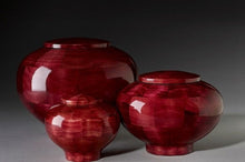 Load image into Gallery viewer, Peony Pink Poplar Wood Infant/Child/Pet Funeral Cremation Urn, 90 Cubic Inches