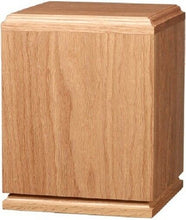 Load image into Gallery viewer, Large/Adult 220 Cubic Inch Felicity Oak Cremation Urn for Ashes