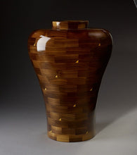 Load image into Gallery viewer, Family/Equestrian Wood Funeral Cremation Urn, 1,100 Cubic Inches