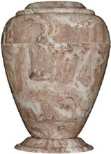 Load image into Gallery viewer, Large 235 Cubic Inch Georgian Vase Cafe Cultured Marble Cremation Urn for Ashes