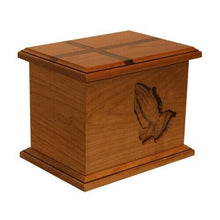 Load image into Gallery viewer, Large/Adult 225 Cubic Inch Inspiration Cherry Funeral Cremation Urn-Made in USA