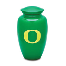 Load image into Gallery viewer, University of Oregon 210 Cubic Inches Large/Adult Cremation Urn for Ashes