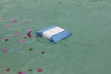 Load image into Gallery viewer, Gilded Saphire Biodegradable Journey EarthUrn, Hand Crafted Adult Cremation Urn