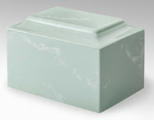 Load image into Gallery viewer, Small/Keepsake Marble L. Green 5 Cubic Inches Funeral Cremation Urn TSA Approved