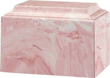 Load image into Gallery viewer, Large/Adult 225 Cubic Inch Tuscany Pink Cultured Marble Cremation Urn for Ashes
