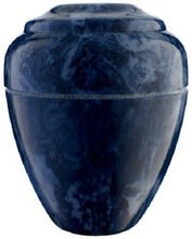 Load image into Gallery viewer, Small/Keepsake 18 Cubic Inch Midnight Vase Cultured Marble Cremation Urn