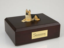 Load image into Gallery viewer, German Shepherd Pet Funeral Cremation Urn Avail in 3 Different Colors & 4 Sizes