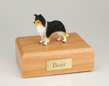 Load image into Gallery viewer, Collie Pet Funeral Cremation Urn Available in 3 Different Colors & 4 Sizes