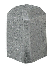 Load image into Gallery viewer, Small/Keepsake 36 Cubic Inch Gray Square Cultured Granite Cremation Urn Ashes