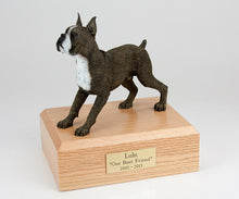 Load image into Gallery viewer, Boxer, Brindle Pet Funeral Cremation Urn Available in 3 Different Colors 4 Sizes