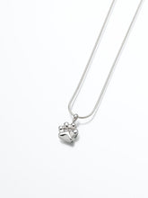 Load image into Gallery viewer, Sterling Silver Paw Memorial Jewelry Pendant Funeral Cremation Urn