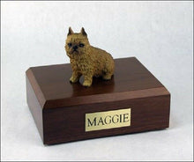 Load image into Gallery viewer, Brussels Griffon Pet Funeral Cremation Urn Avail. 3 Different Colors & 4 Sizes