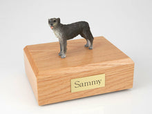 Load image into Gallery viewer, Irish Wolfhound Stand Pet Cremation Urn Available in 3 Diff. Colors & 4 Sizes