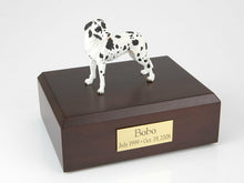 Load image into Gallery viewer, Great Dane, Harlequin Pet Cremation Urn Available in 3 Diff Colors & 4 Sizes