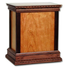 Load image into Gallery viewer, Large/Adult 225 Cubic In Classic Cherry Standard Handcrafted Wood Cremation Urn
