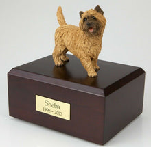 Load image into Gallery viewer, Cairn Terrier Pet Funeral Cremation Urn Avail in 3 Different Colors & 4 Sizes