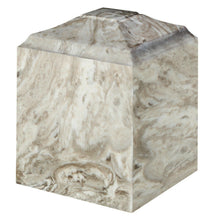 Load image into Gallery viewer, Small/Keepsake 45 Cubic Inch Perlato Cultured Marble Cremation Urn for Ashes