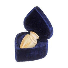 Load image into Gallery viewer, Set of Adult(210 cubic inch) & Keepsake(3 in) Marble Cremation Urns w/nameplate