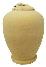Load image into Gallery viewer, Large/Adult 220 Cubic Inch Biodegradable Oyster Shell Funeral Cremation Urn