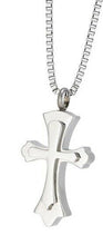 Load image into Gallery viewer, Stacked Cross Pendant/Necklace Funeral Cremation Urn for Ashes