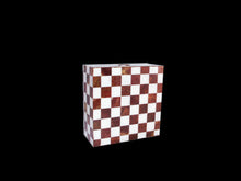 Load image into Gallery viewer, Kingdom Red Mosaic Marble Adult Funeral Cremation Urn, 220 Cubic Inches