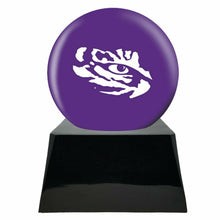 Load image into Gallery viewer, Large/Adult 200 Cubic Inch LSU Tigers Metal Ball on Cremation Urn Base
