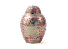 Load image into Gallery viewer, Teddy Bear Pink Petite Cremation Urn, 20 Cubic Inches
