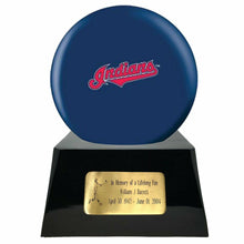 Load image into Gallery viewer, Cleveland Indians Sports Team Adult Baseball Funeral Cremation Urn For Ashes
