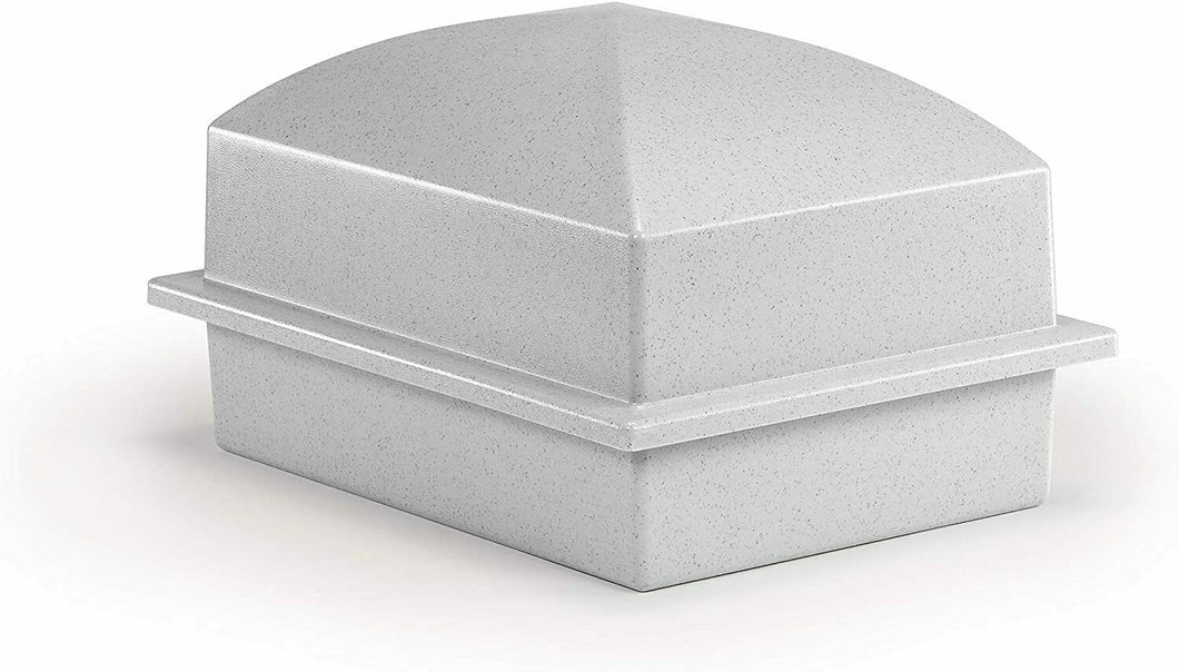 Crowne Vault Large/Adult Granite Colored Polymer Single Funeral Cremation Urn Burial Vault