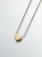 Load image into Gallery viewer, Sterling Silver Small Slide Heart Memorial Jewelry Pendant Funeral Cremation Urn
