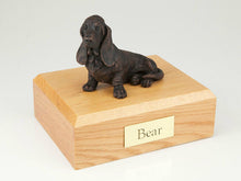 Load image into Gallery viewer, Basset Hound Pet Funeral Cremation Urn Available in 3 Different Colors & 4 Sizes